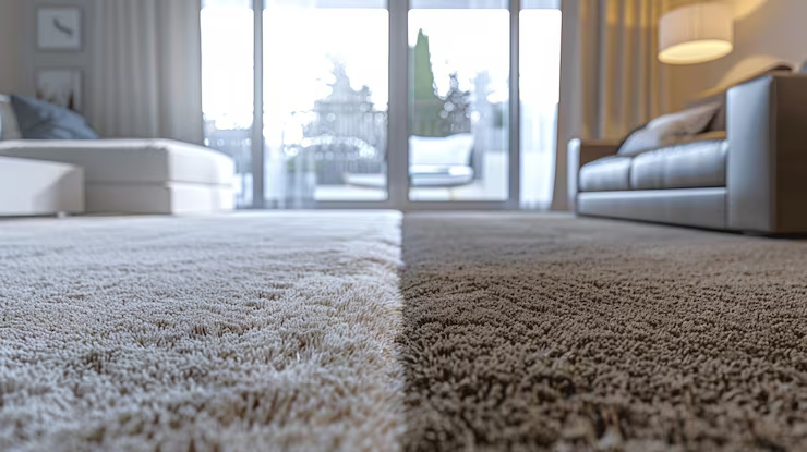Clean carpet after FibrePro